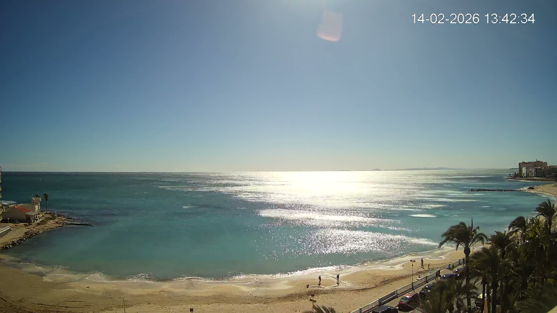 Torrevieja Los Locos Beach Live Cam - Alicante, Valencia, Spain