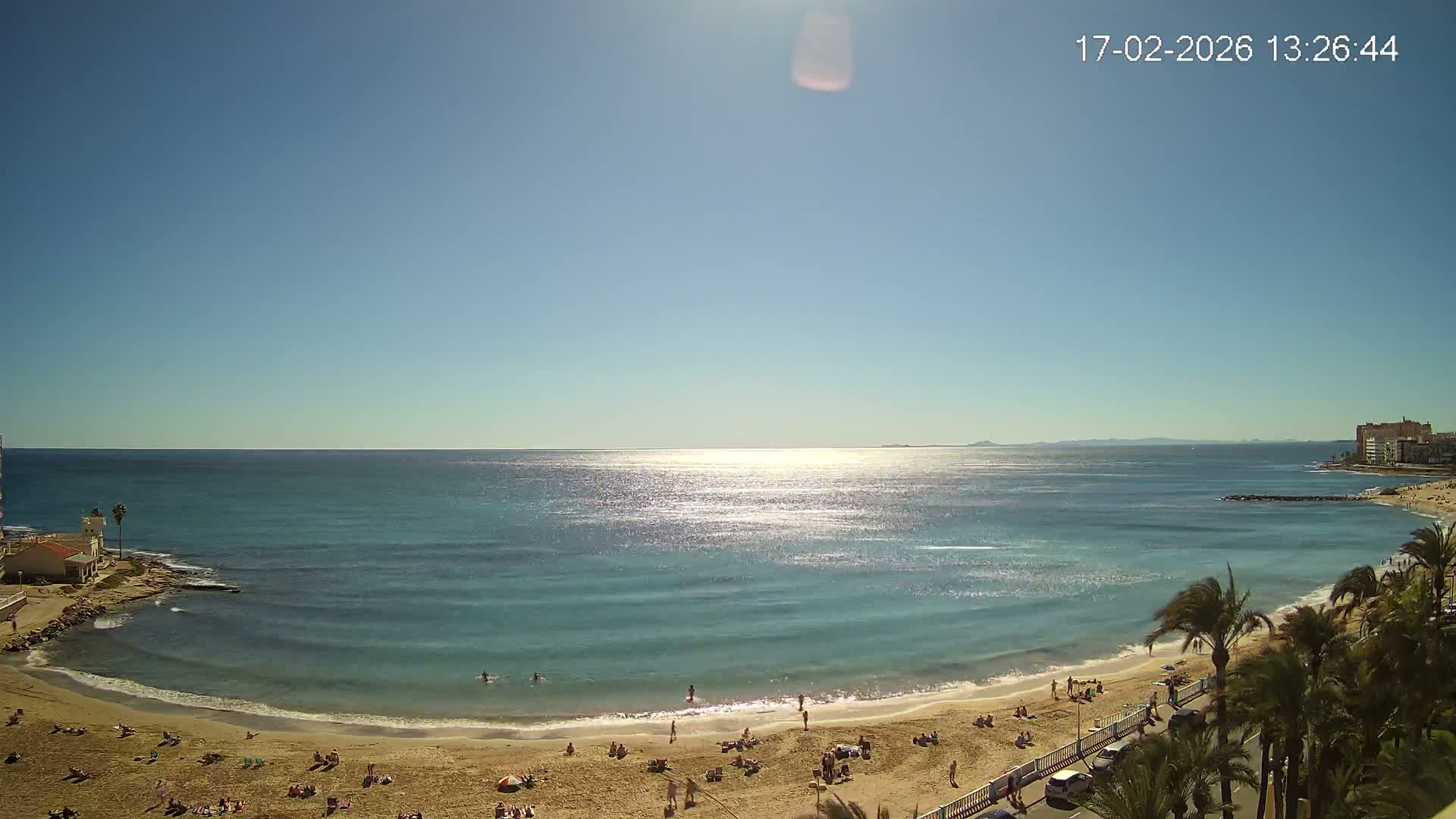 Torrevieja Los Locos Beach Live Cam - Alicante, Valencia, Spain