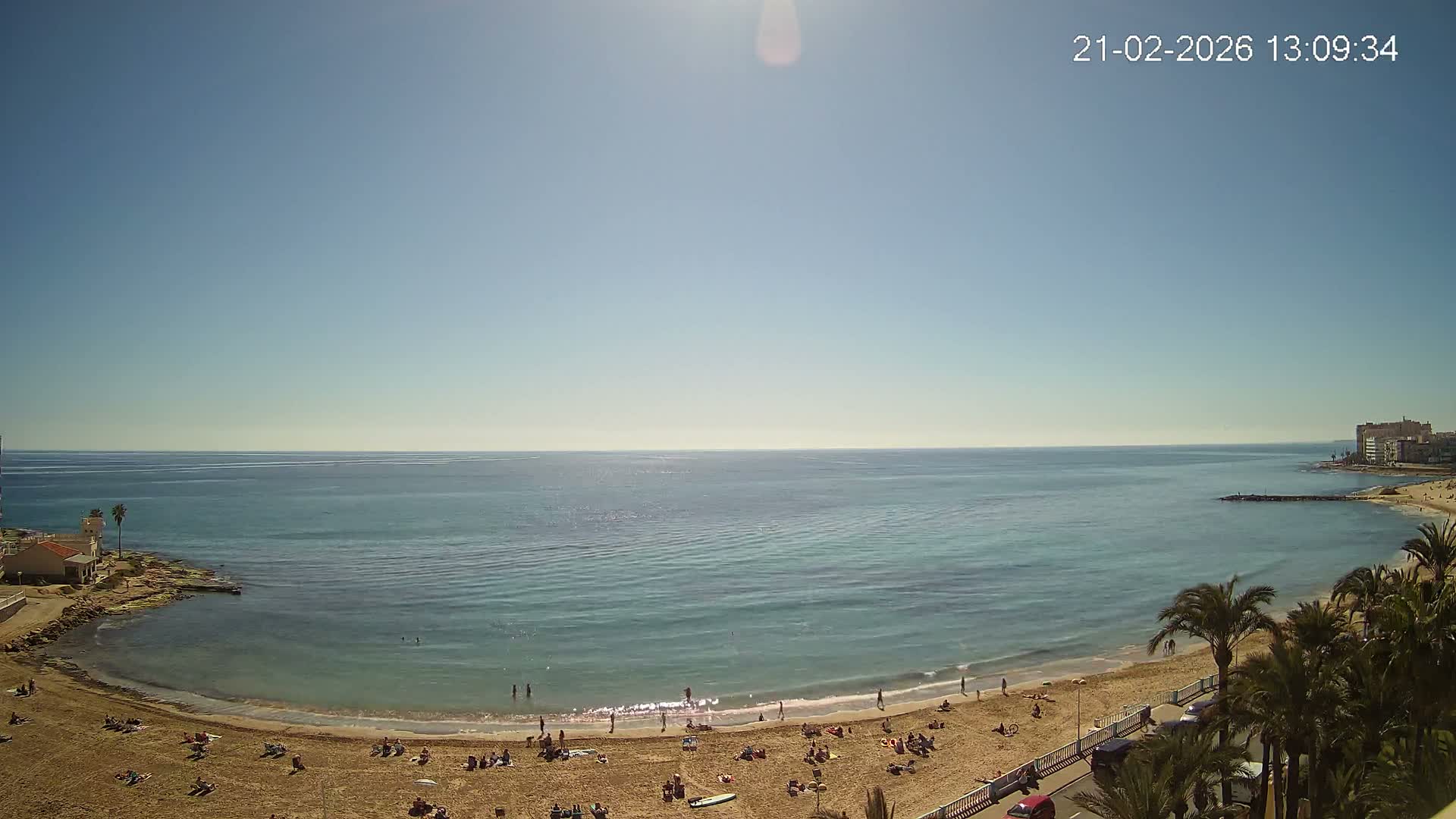 Torrevieja Los Locos Beach Live Cam - Alicante, Valencia, Spain