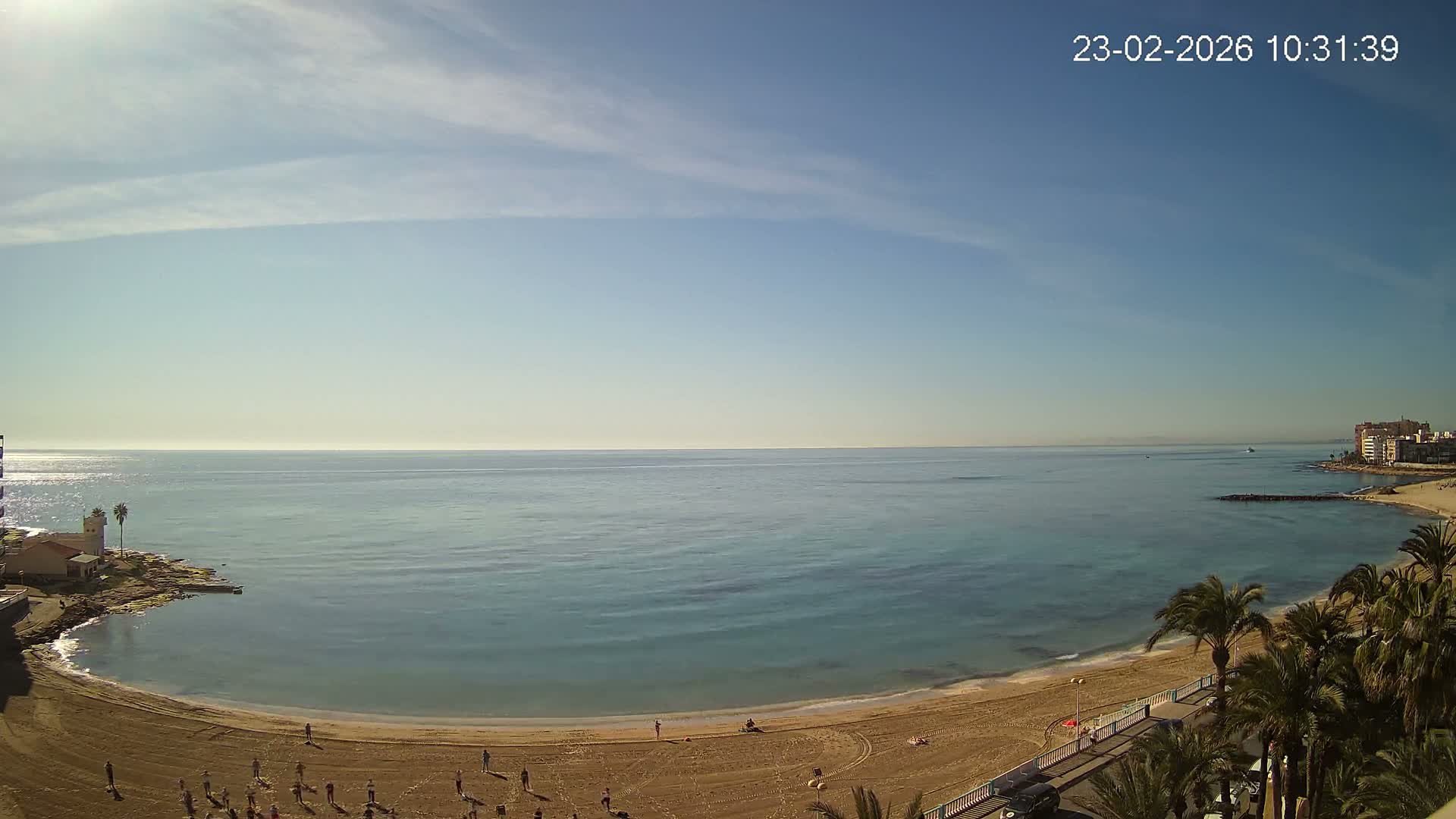 Torrevieja Los Locos Beach Live Cam - Alicante, Valencia, Spain