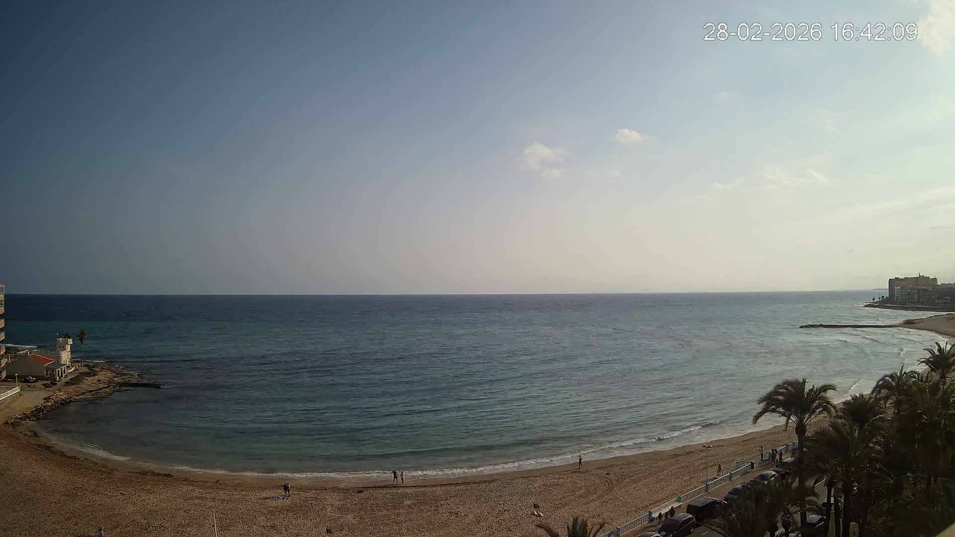 Torrevieja Los Locos Beach Live Cam - Alicante, Valencia, Spain