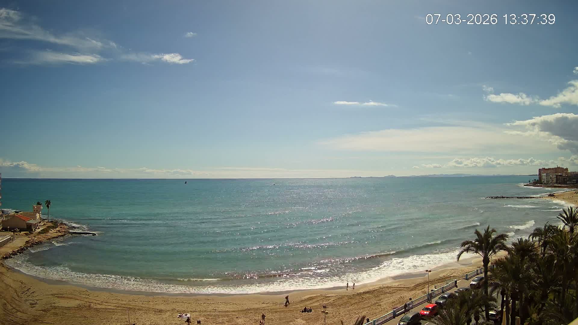 Torrevieja Los Locos Beach Live Cam - Alicante, Valencia, Spain