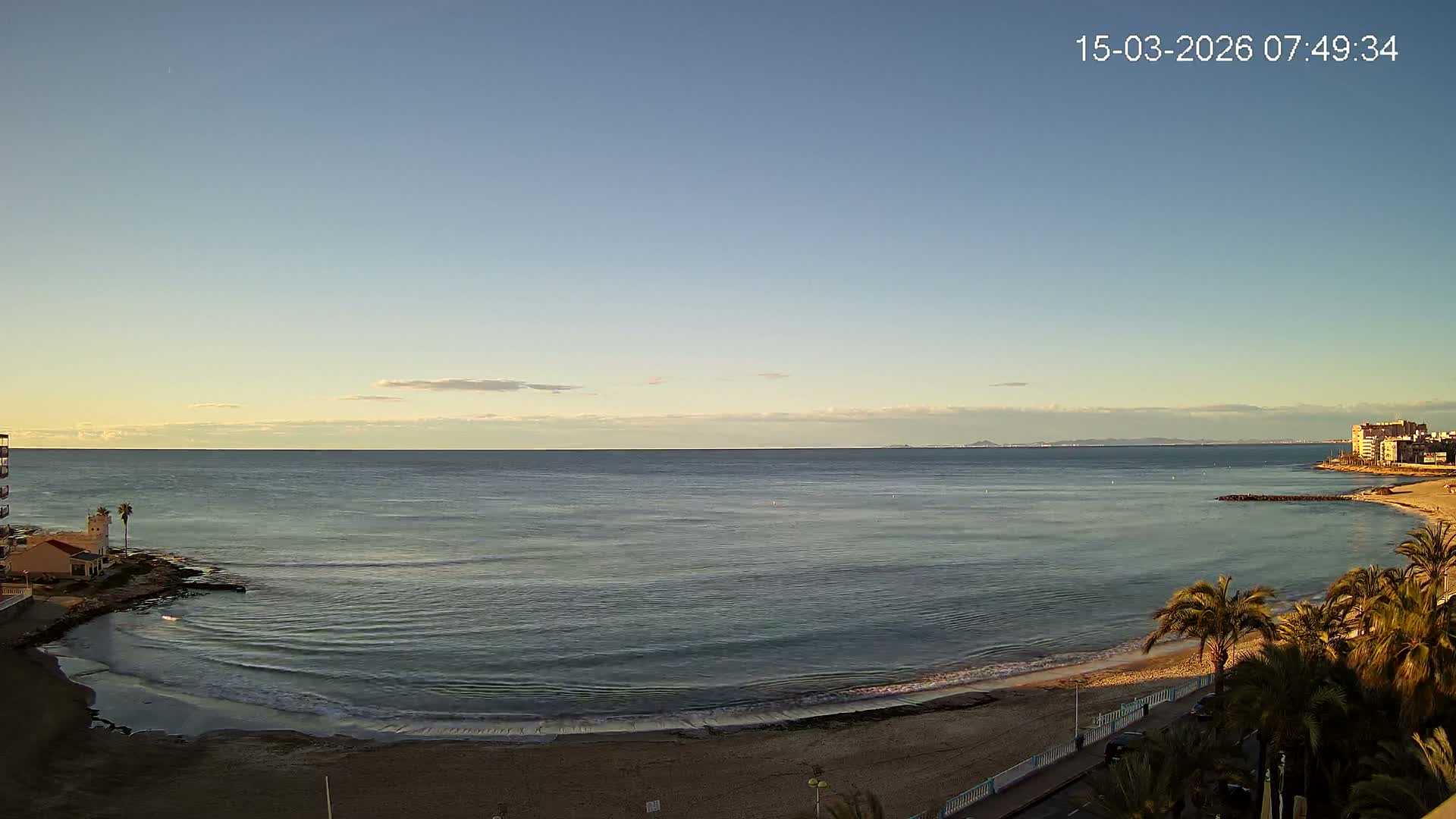 Torrevieja Los Locos Beach Live Cam - Alicante, Valencia, Spain