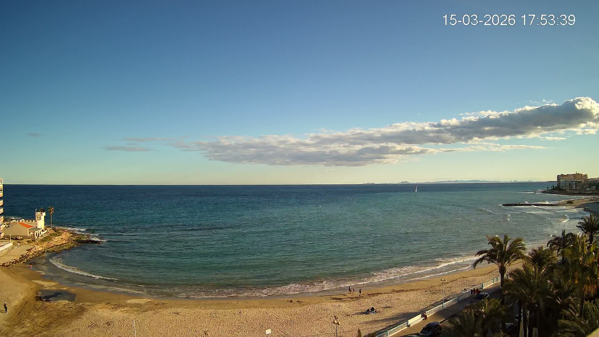 Torrevieja Los Locos Beach Live Cam - Alicante, Valencia, Spain