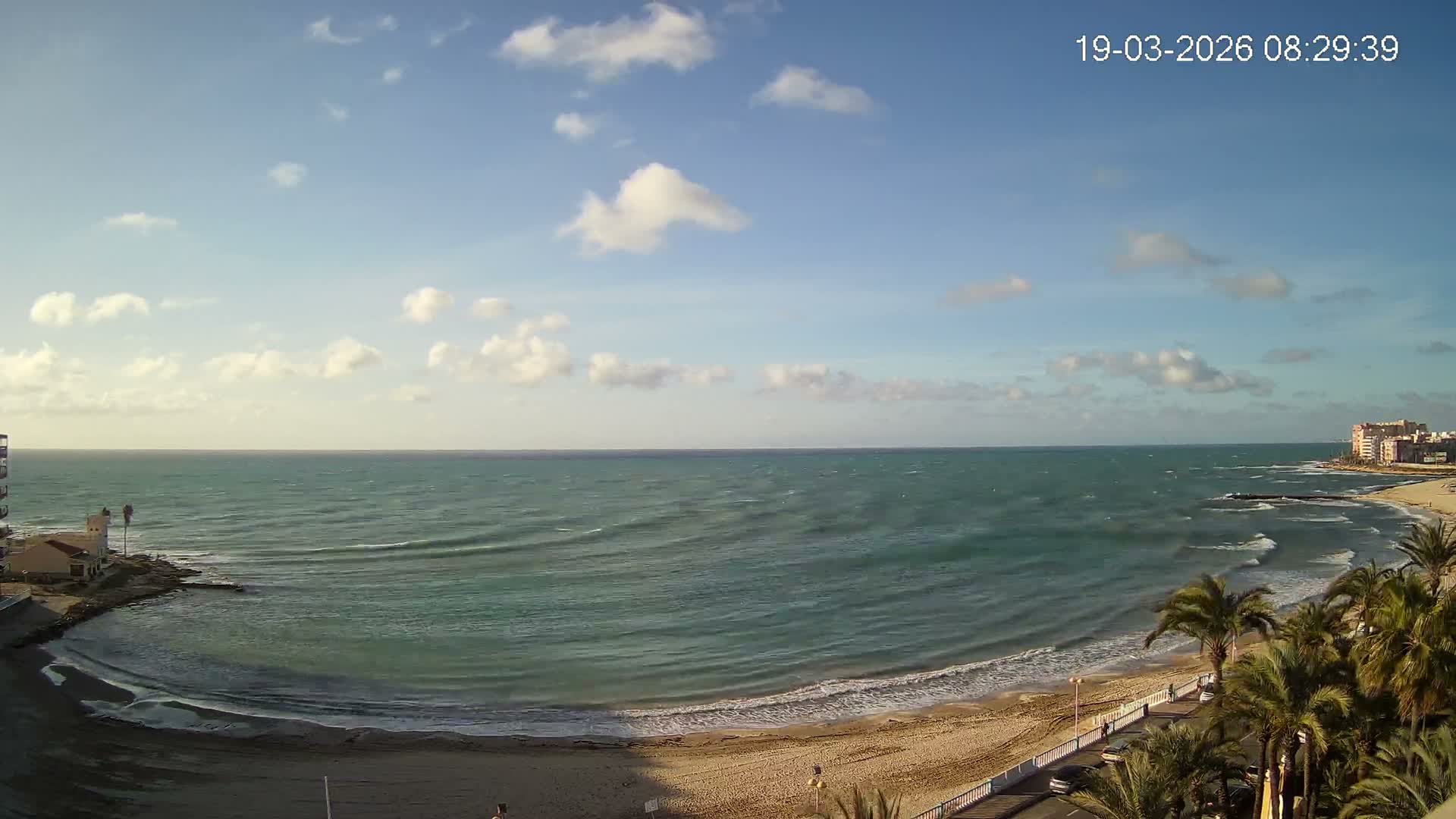 Torrevieja Los Locos Beach Live Cam - Alicante, Valencia, Spain