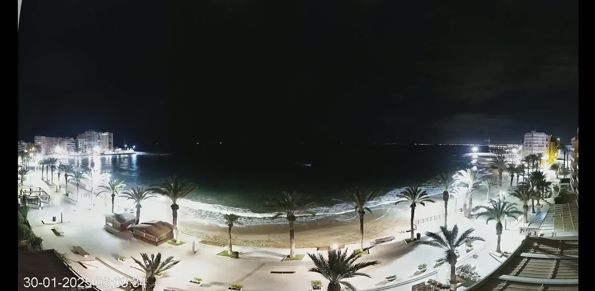 Torrevieja Cura Beach Live Cam - Alicante, Valencia, Spain