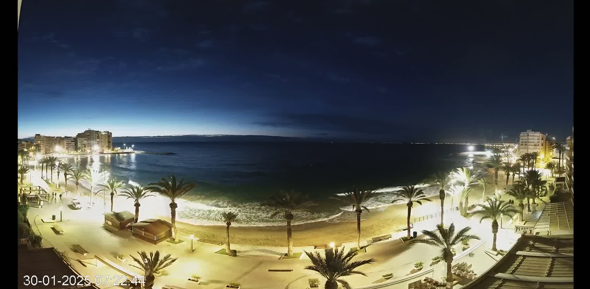 Torrevieja Cura Beach Live Cam - Alicante, Valencia, Spain