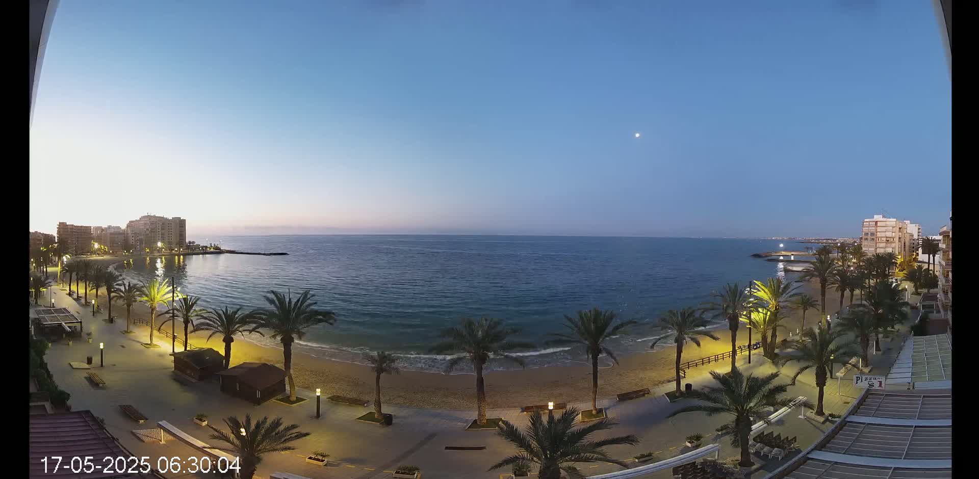Torrevieja Cura Beach Live Cam - Alicante, Valencia, Spain