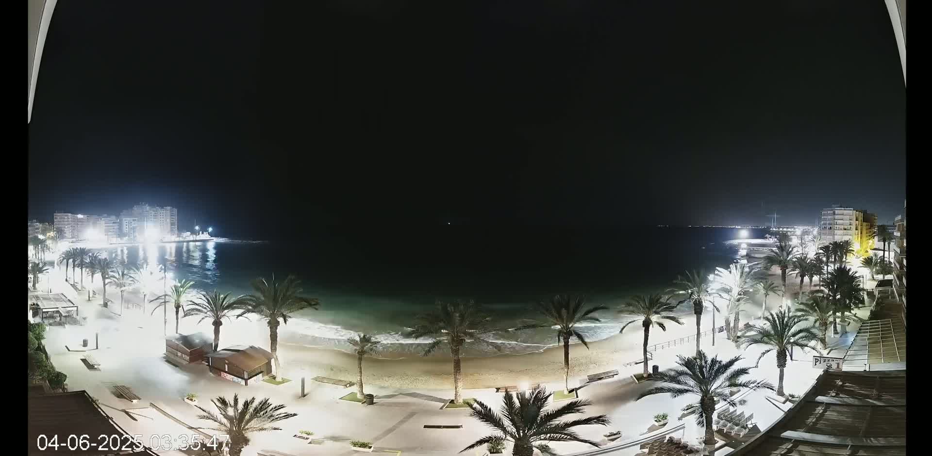 Torrevieja Cura Beach Live Cam - Alicante, Valencia, Spain
