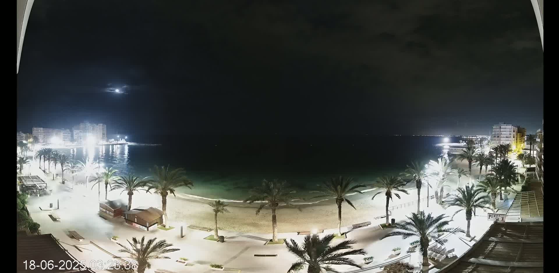 Torrevieja Cura Beach Live Cam - Alicante, Valencia, Spain