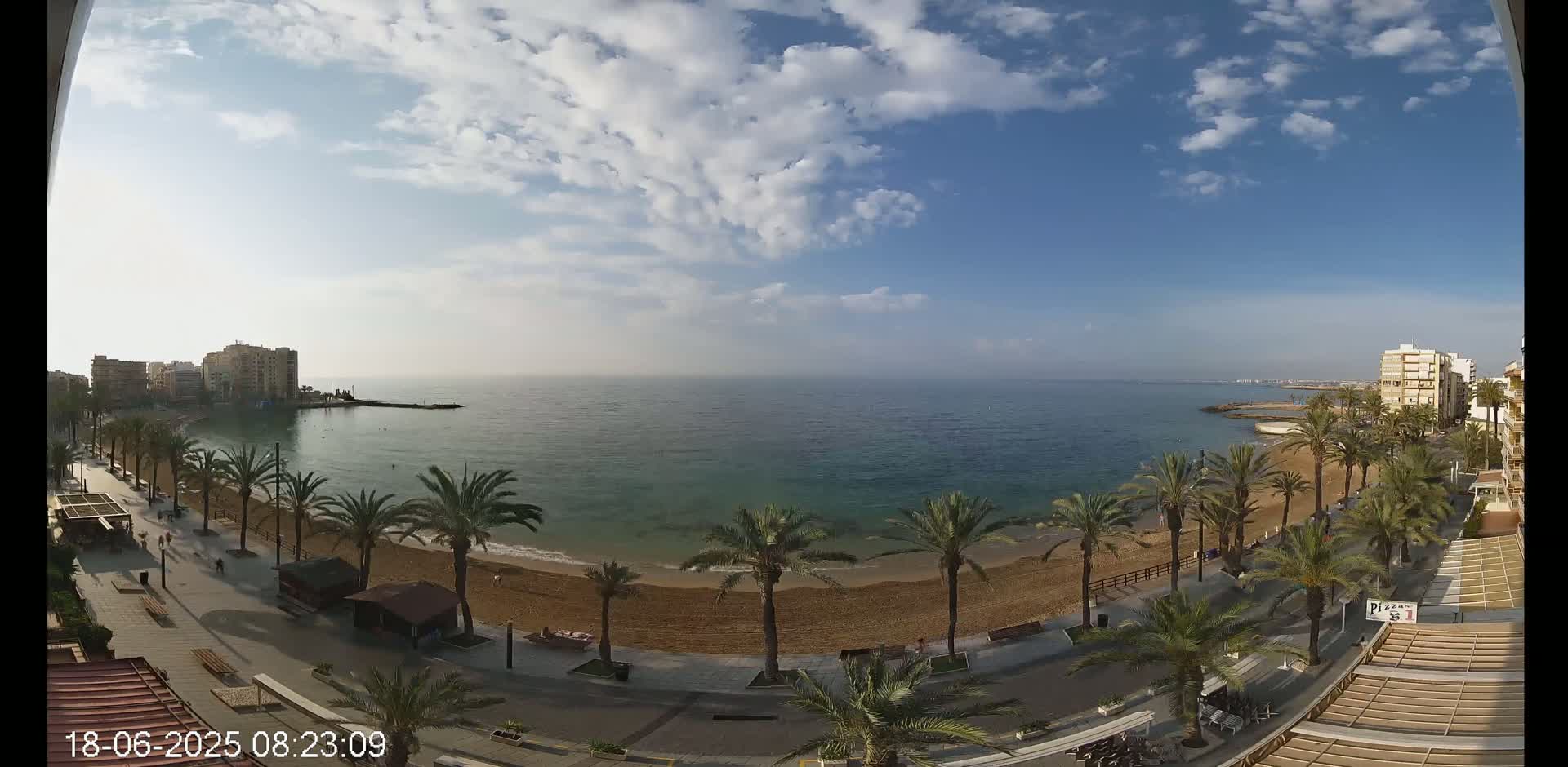 Torrevieja Cura Beach Live Cam - Alicante, Valencia, Spain