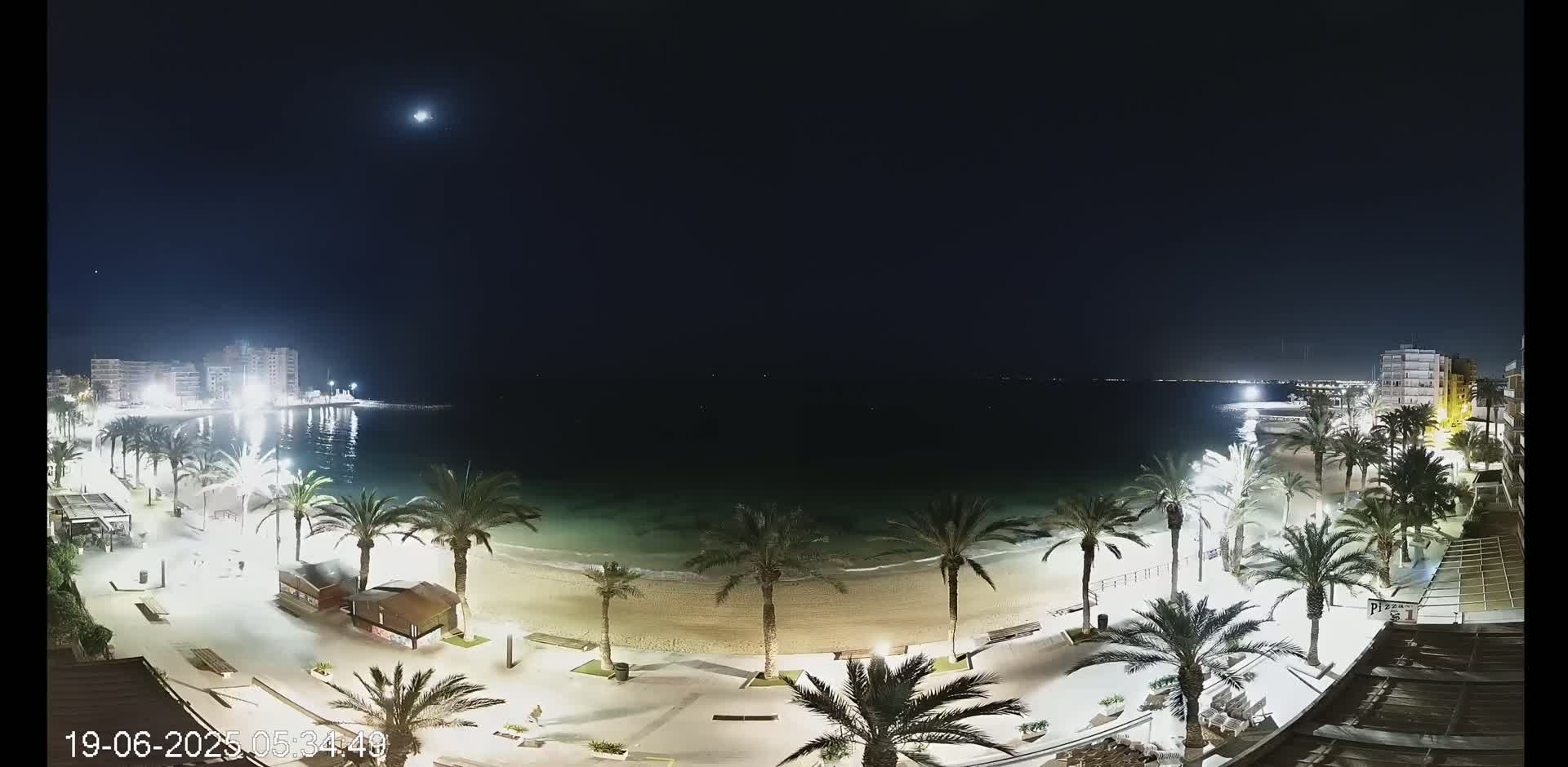 Torrevieja Cura Beach Live Cam - Alicante, Valencia, Spain