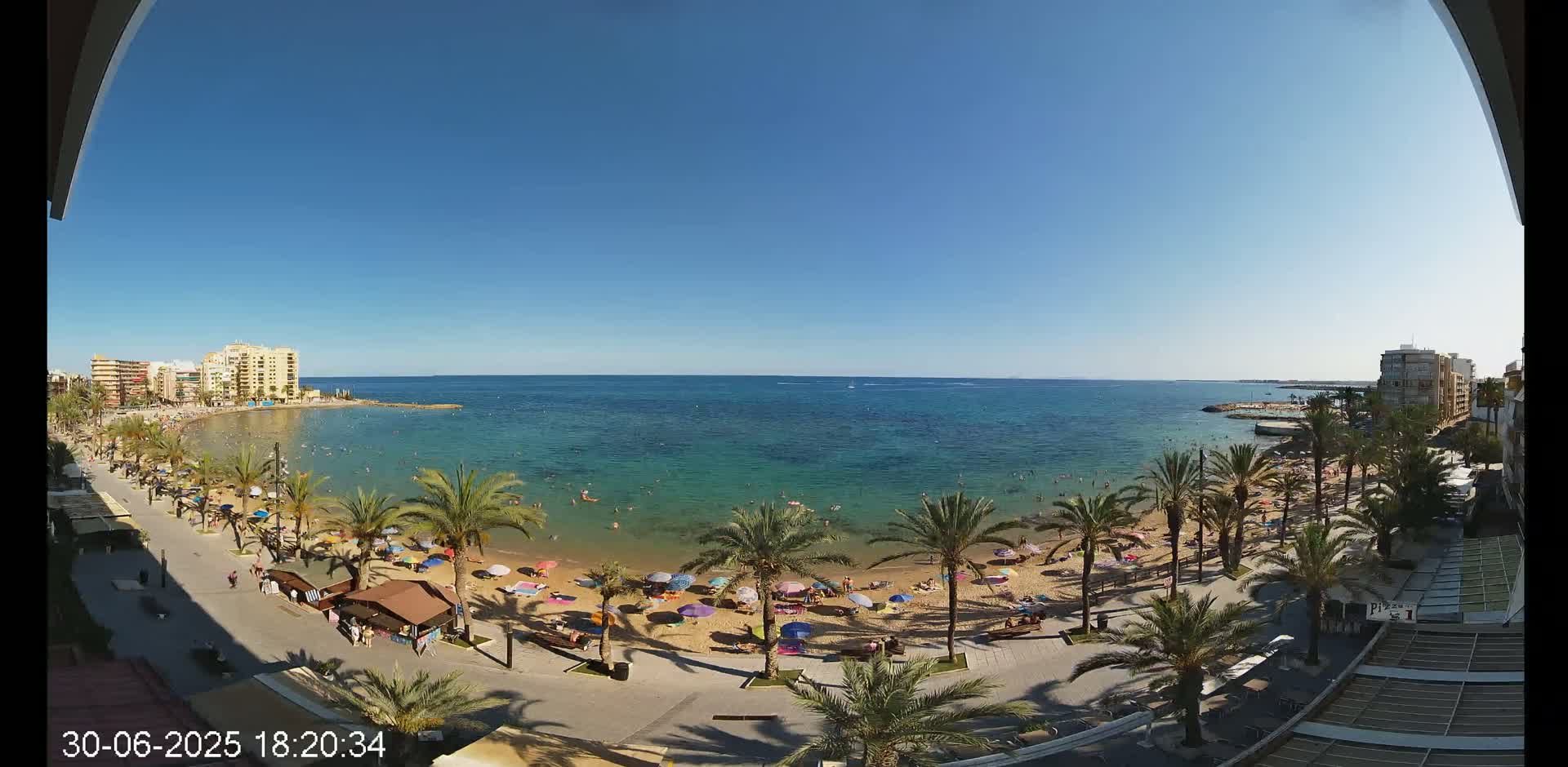Torrevieja Cura Beach Live Cam - Alicante, Valencia, Spain