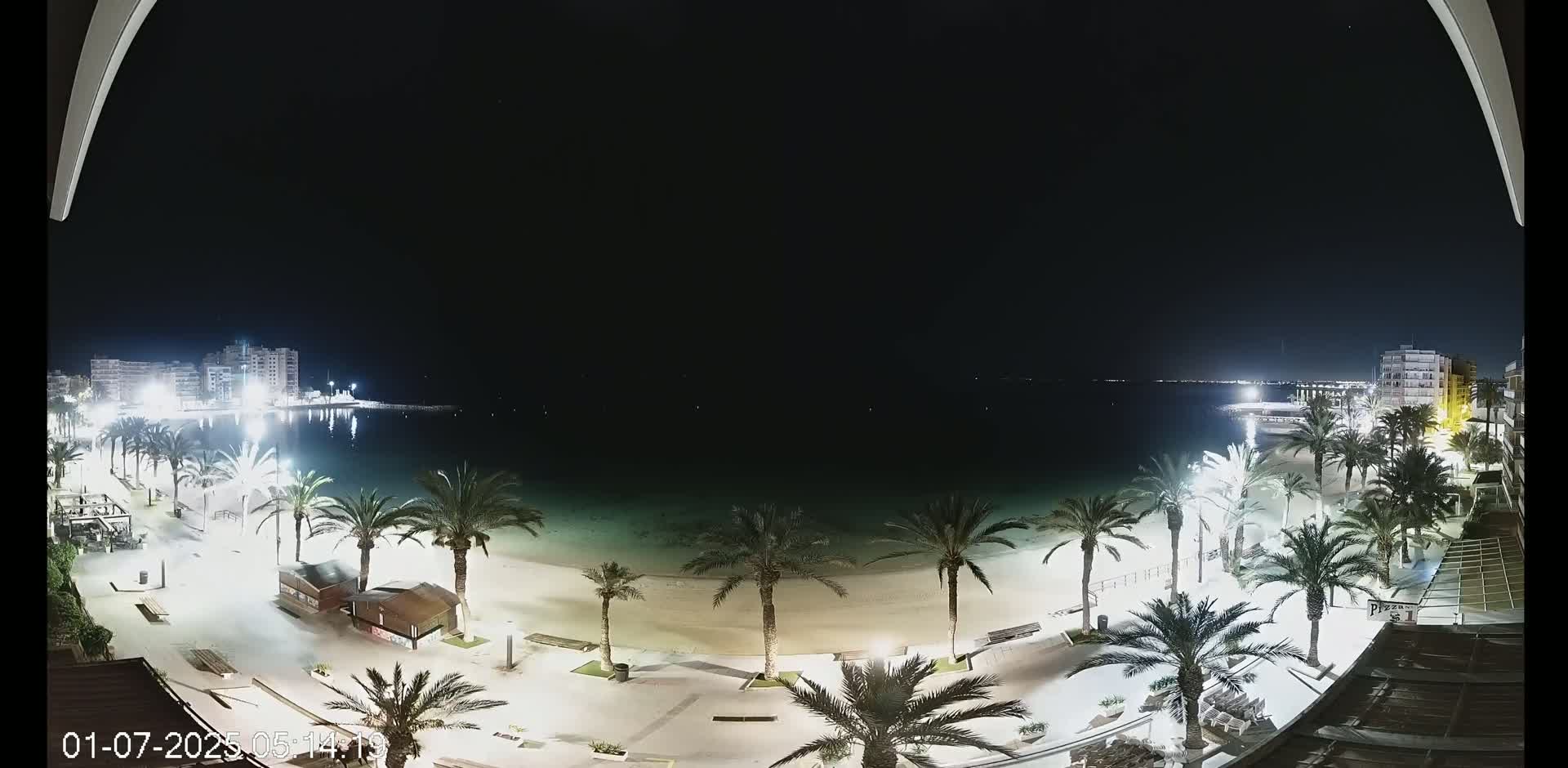 Torrevieja Cura Beach Live Cam - Alicante, Valencia, Spain