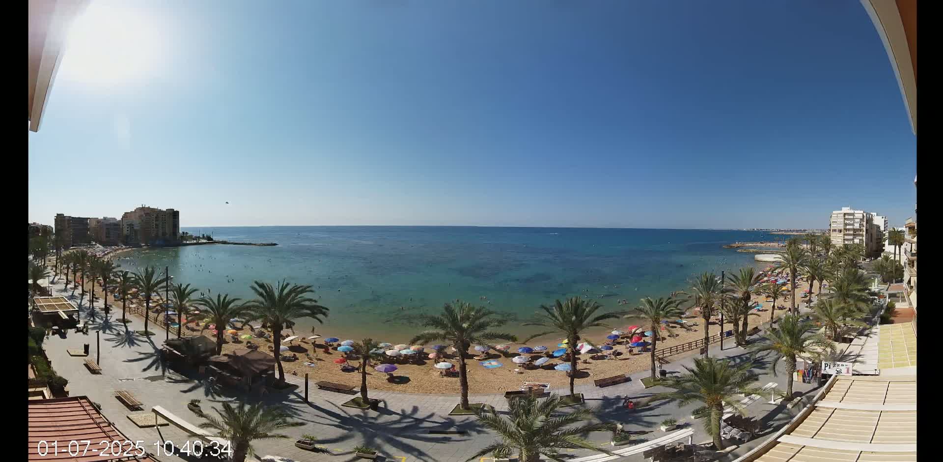 Torrevieja Cura Beach Live Cam - Alicante, Valencia, Spain
