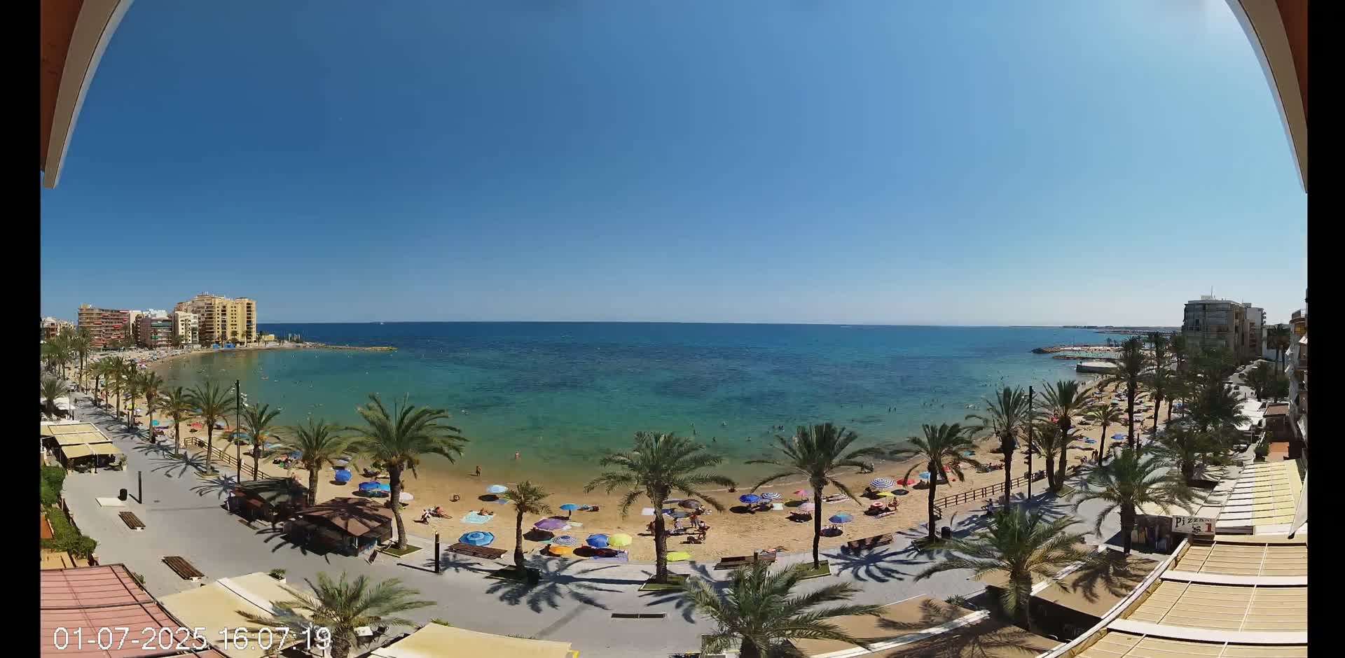 Torrevieja Cura Beach Live Cam - Alicante, Valencia, Spain