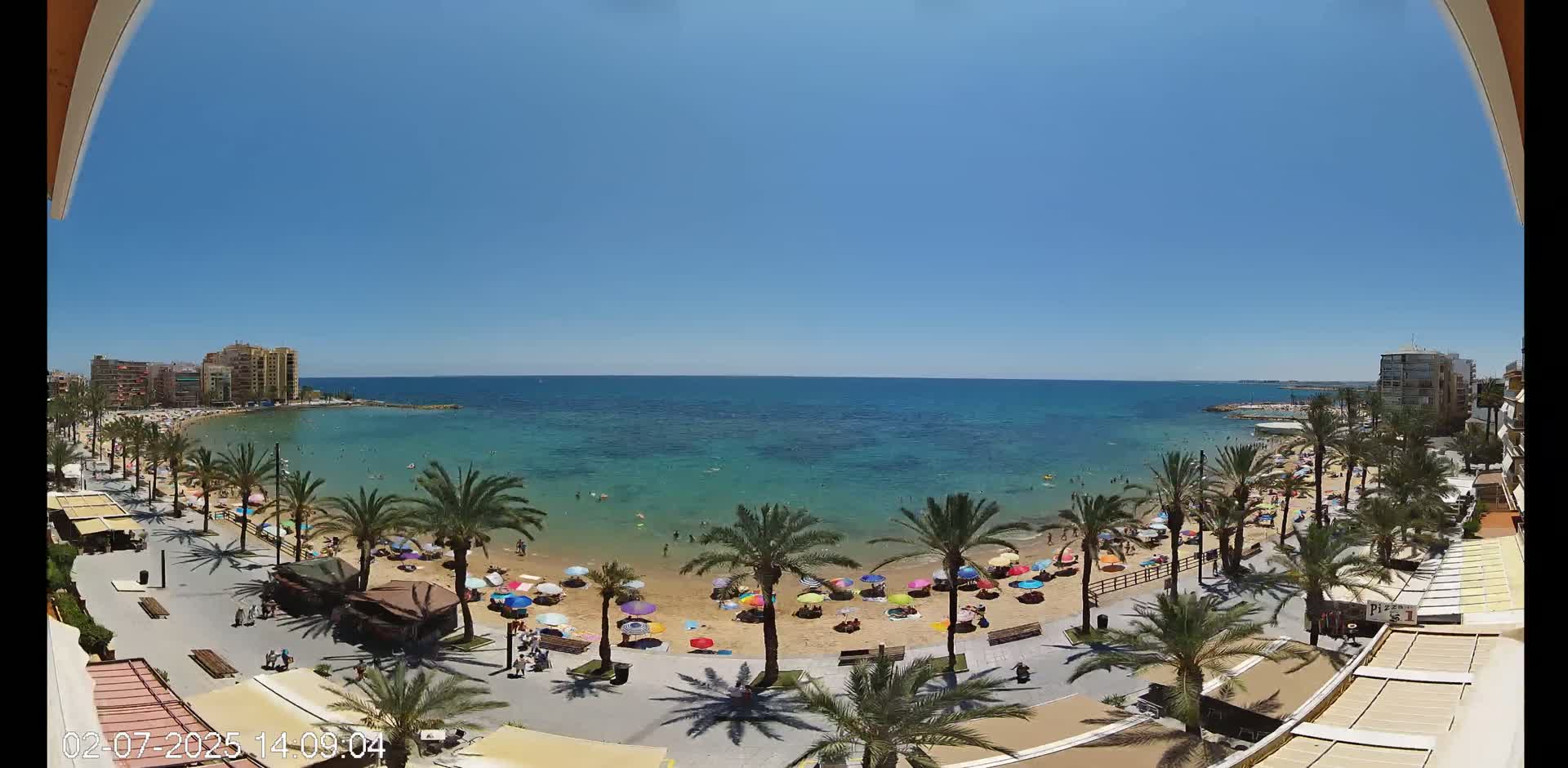 Torrevieja Cura Beach Live Cam - Alicante, Valencia, Spain