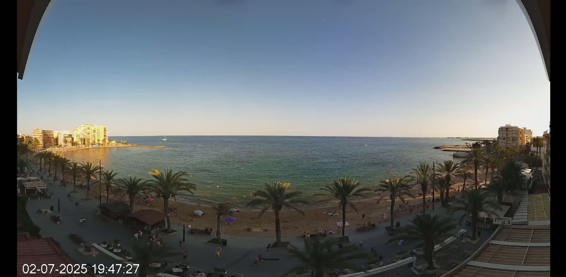 Torrevieja Cura Beach Live Cam - Alicante, Valencia, Spain