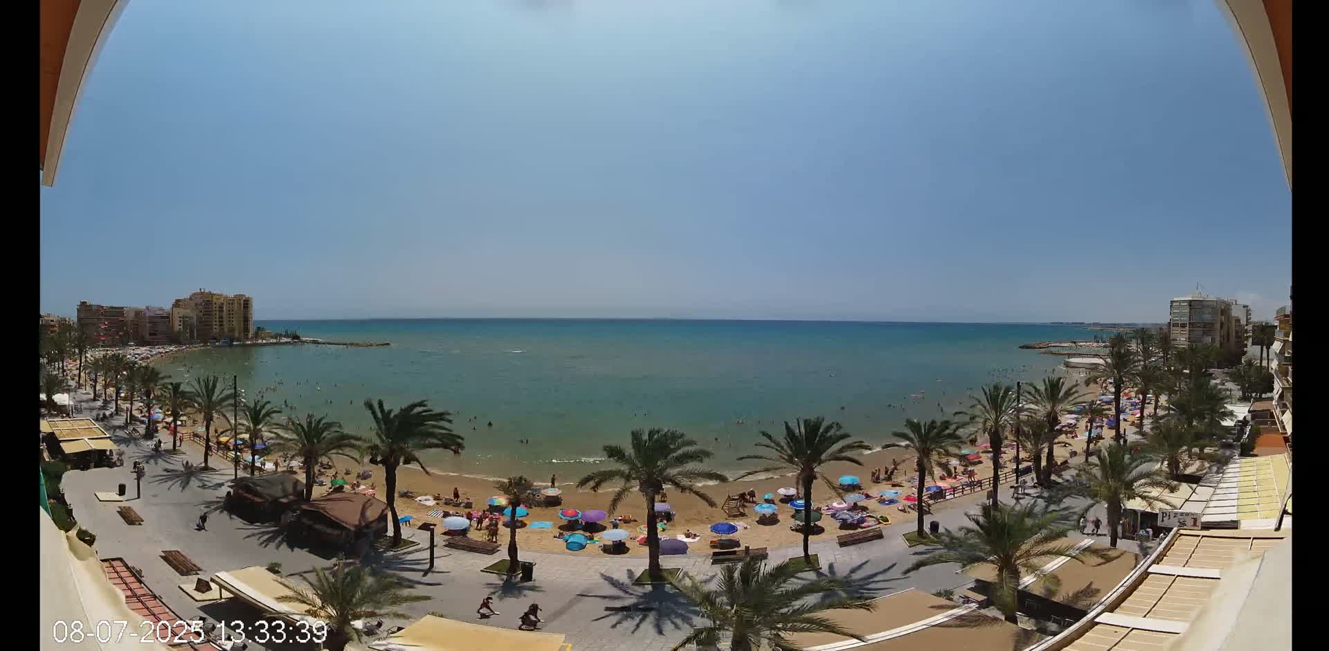 Torrevieja Cura Beach Live Cam - Alicante, Valencia, Spain