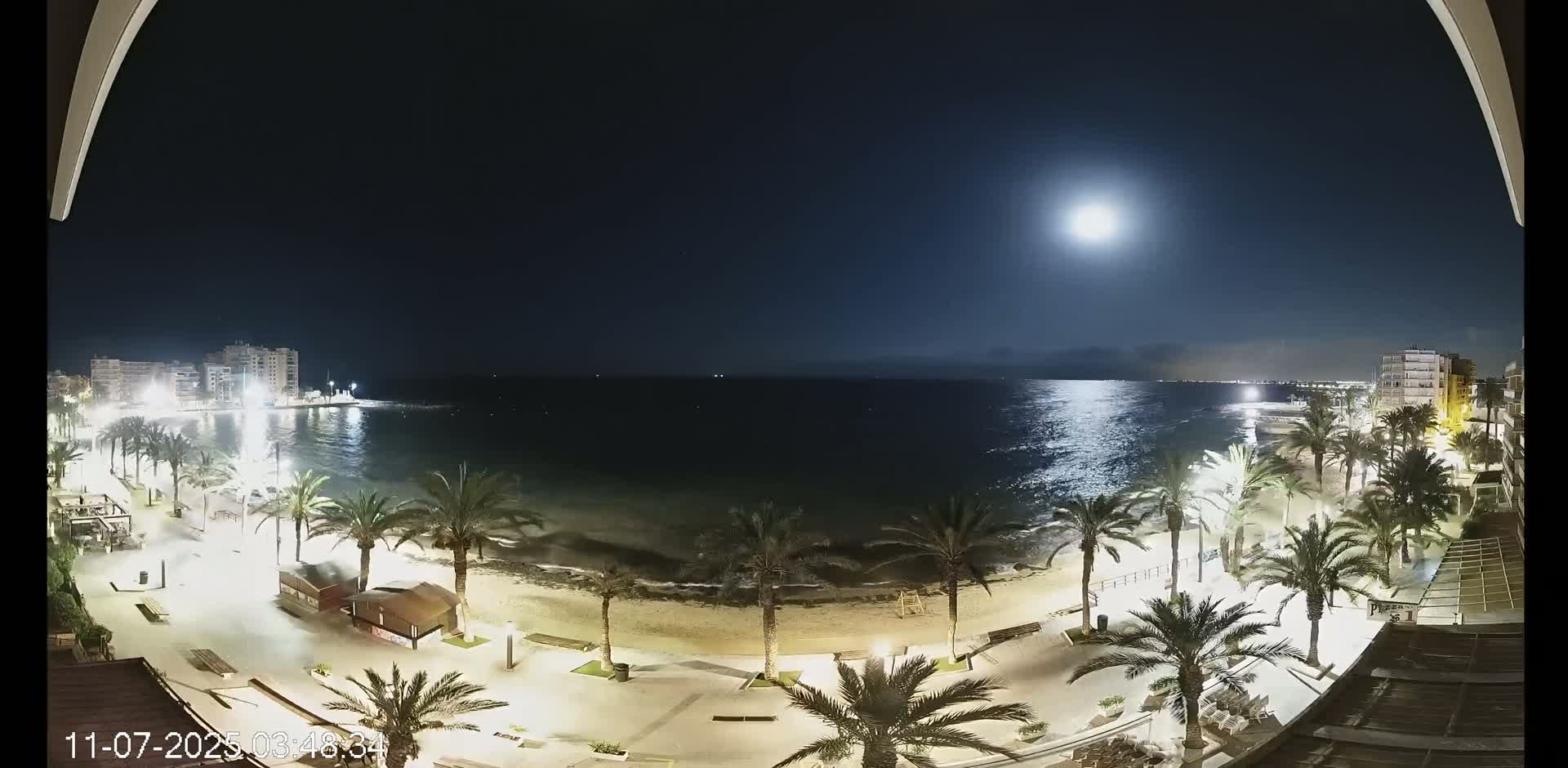 Torrevieja Cura Beach Live Cam - Alicante, Valencia, Spain