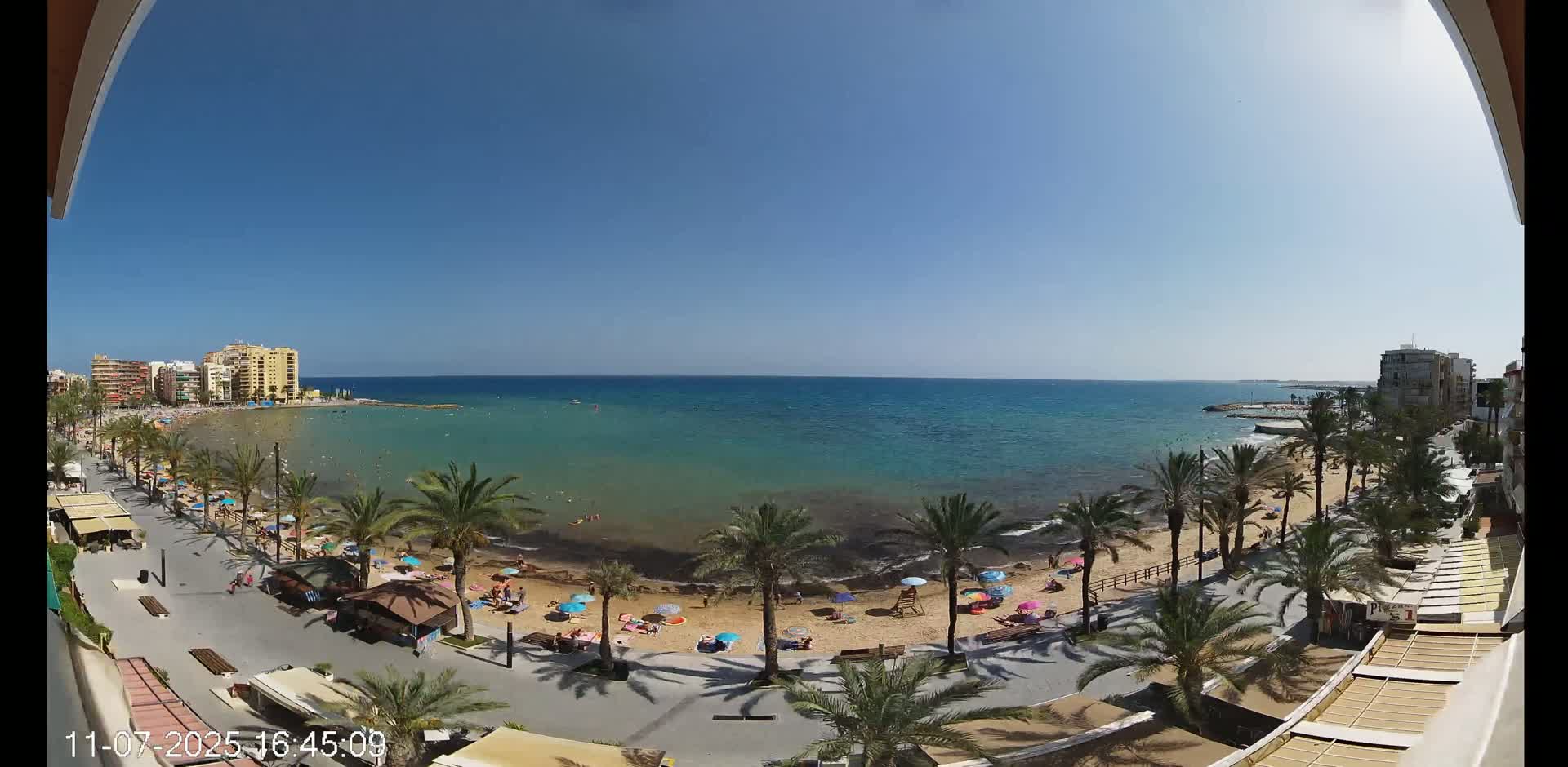 Torrevieja Cura Beach Live Cam - Alicante, Valencia, Spain