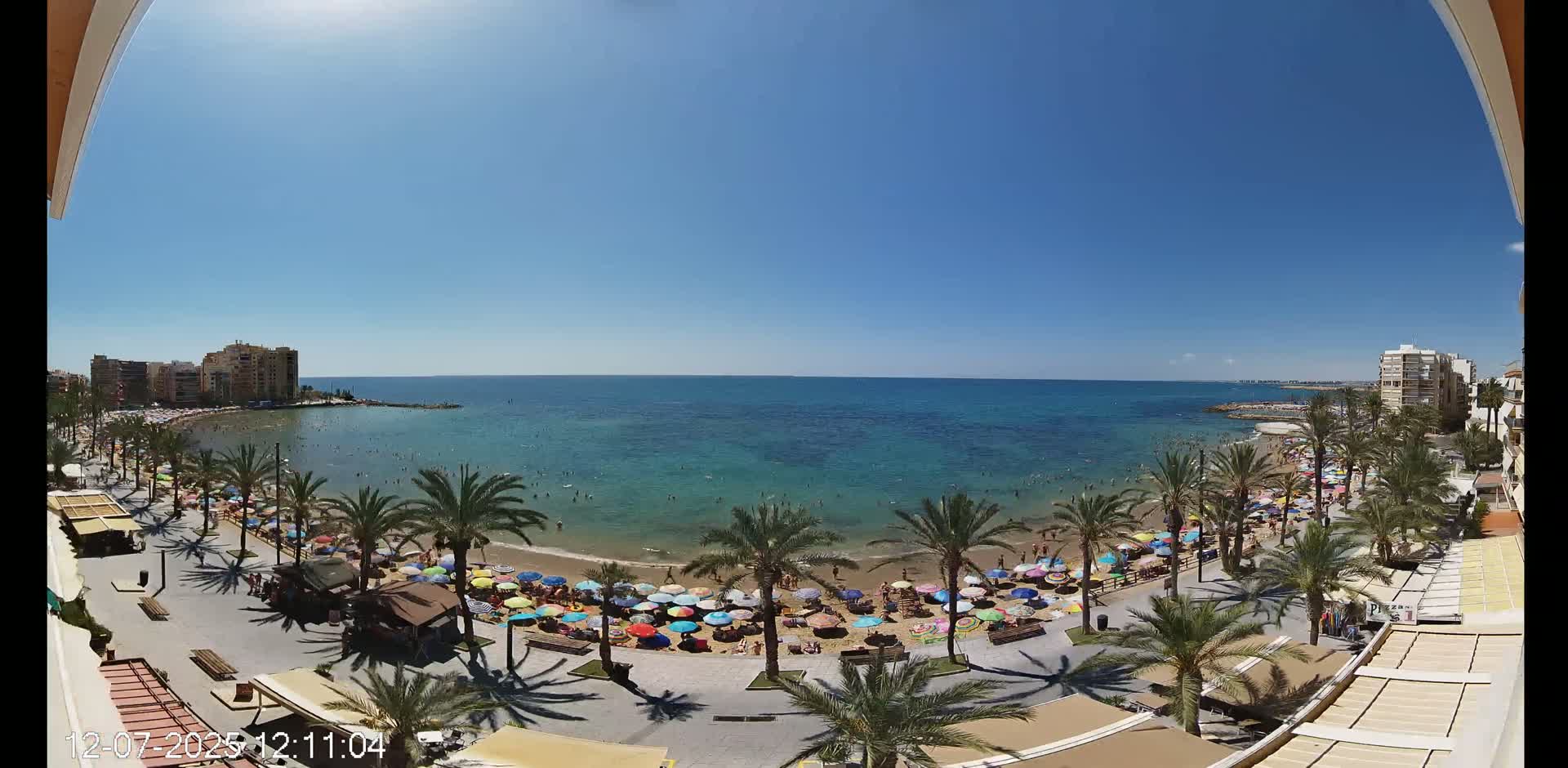 Torrevieja Cura Beach Live Cam - Alicante, Valencia, Spain