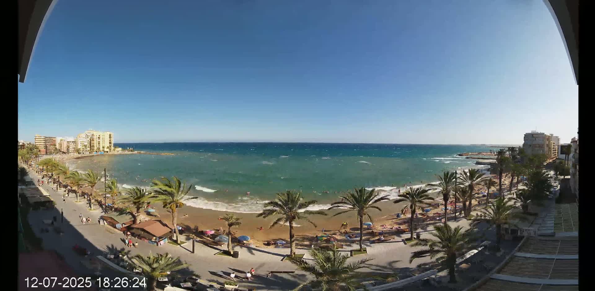 Torrevieja Cura Beach Live Cam - Alicante, Valencia, Spain