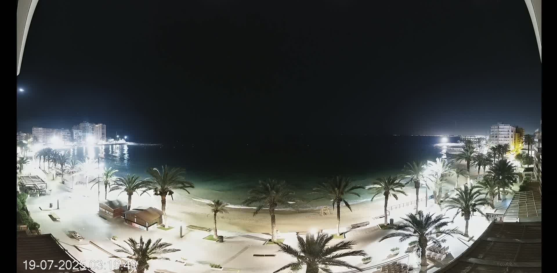 Torrevieja Cura Beach Live Cam - Alicante, Valencia, Spain