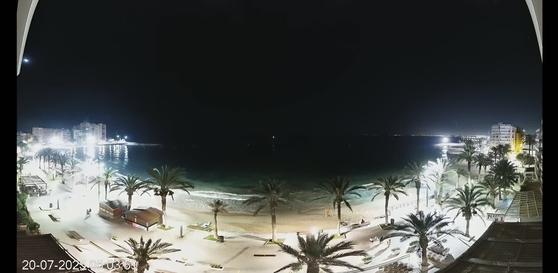 Torrevieja Cura Beach Live Cam - Alicante, Valencia, Spain