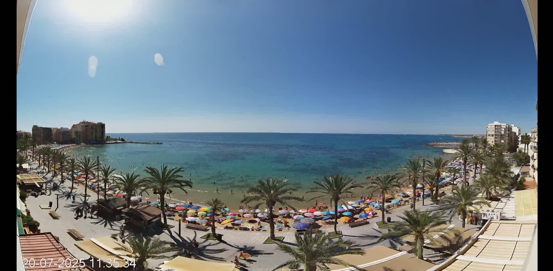 Torrevieja Cura Beach Live Cam - Alicante, Valencia, Spain