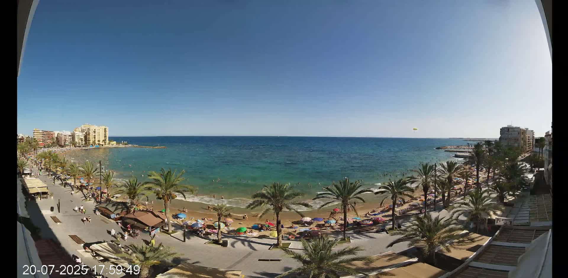Torrevieja Cura Beach Live Cam - Alicante, Valencia, Spain
