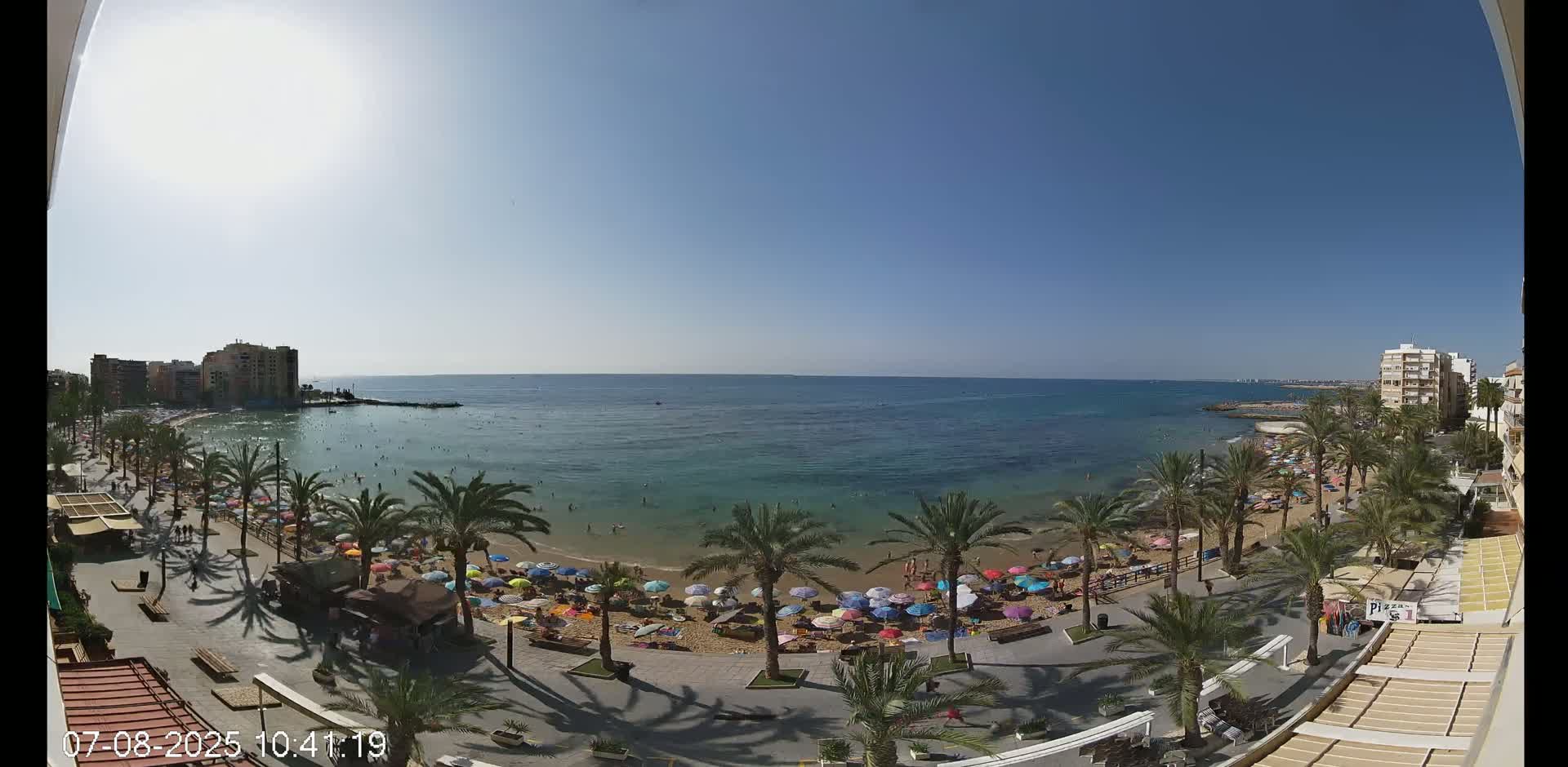 Torrevieja Cura Beach Live Cam - Alicante, Valencia, Spain