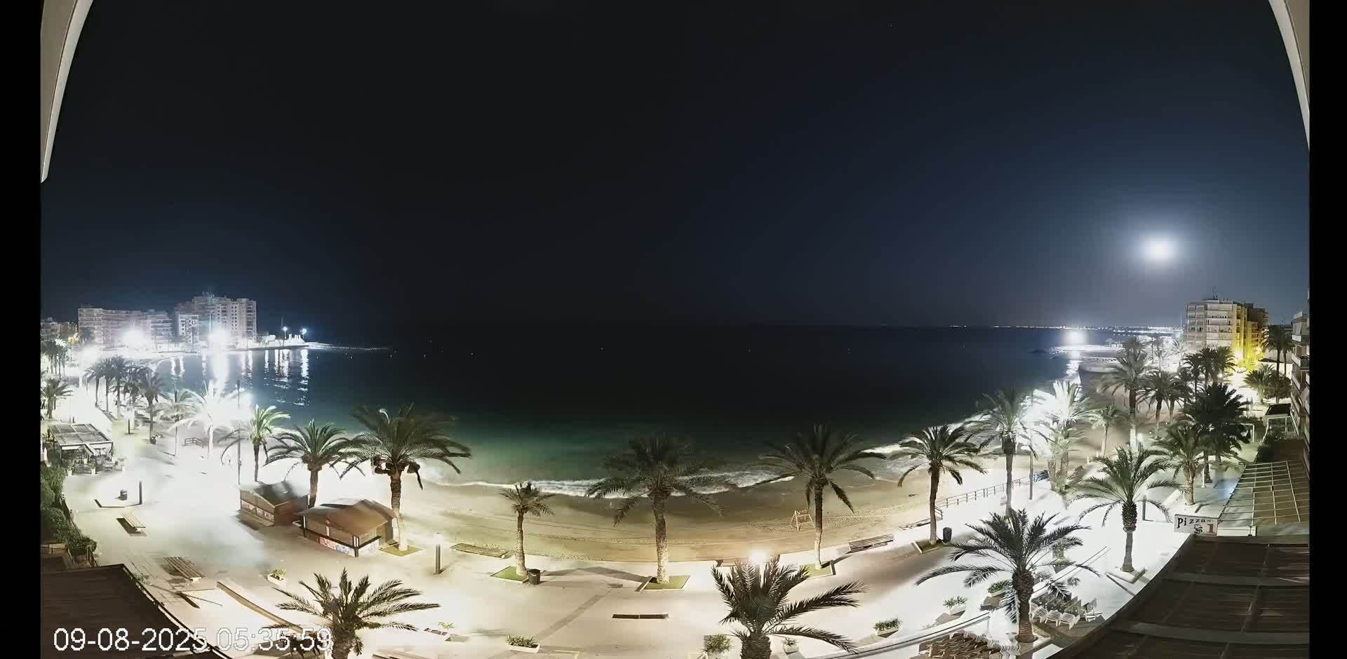 Torrevieja Cura Beach Live Cam - Alicante, Valencia, Spain