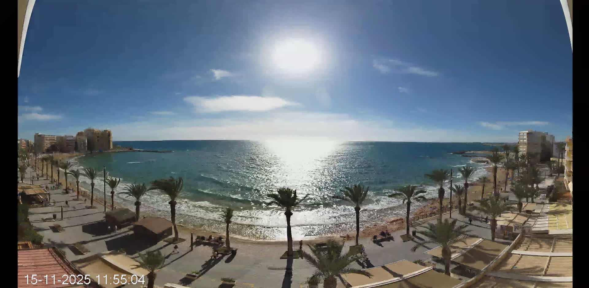 Torrevieja Cura Beach Live Cam - Alicante, Valencia, Spain