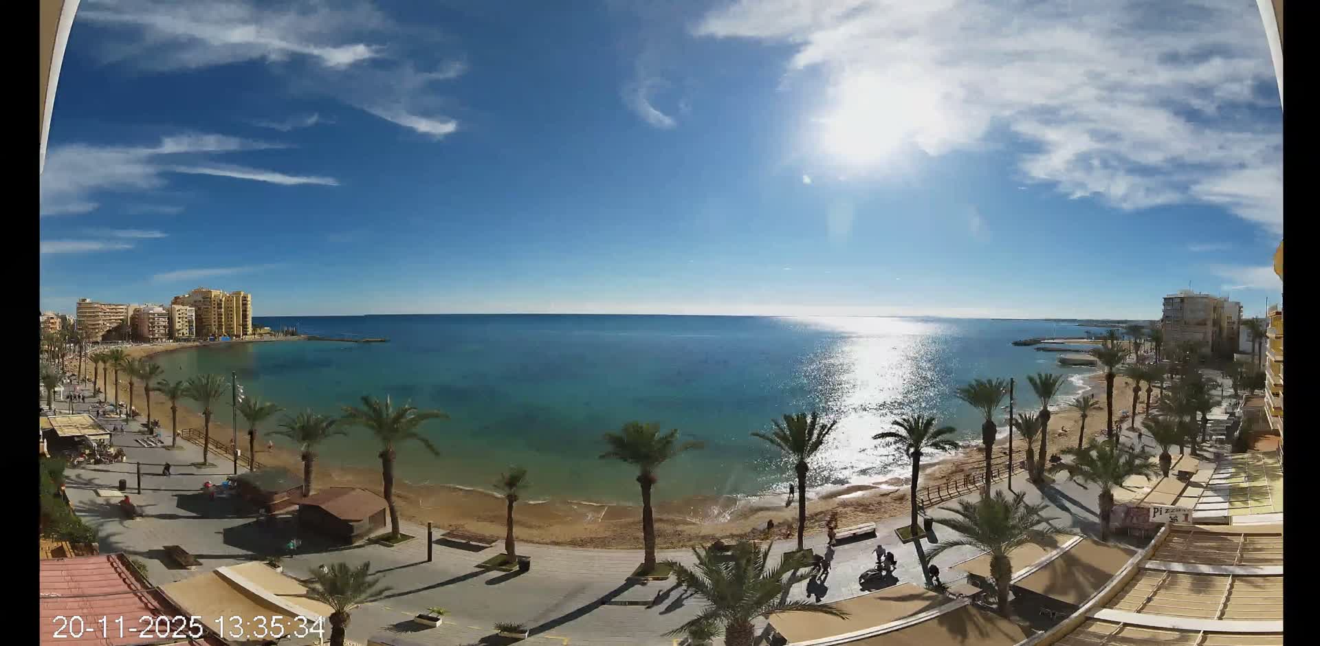 Torrevieja Cura Beach Live Cam - Alicante, Valencia, Spain