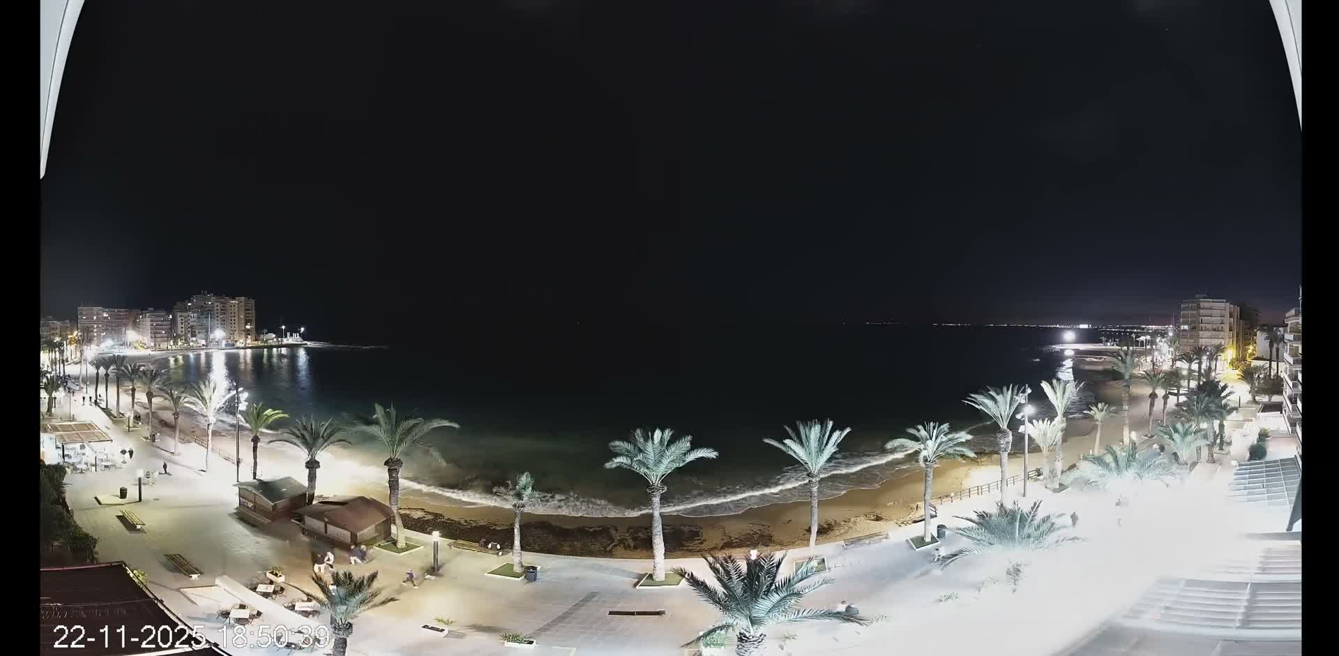 Torrevieja Cura Beach Live Cam - Alicante, Valencia, Spain