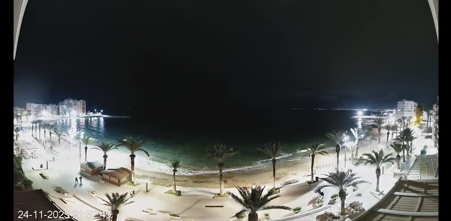 Torrevieja Cura Beach Live Cam - Alicante, Valencia, Spain