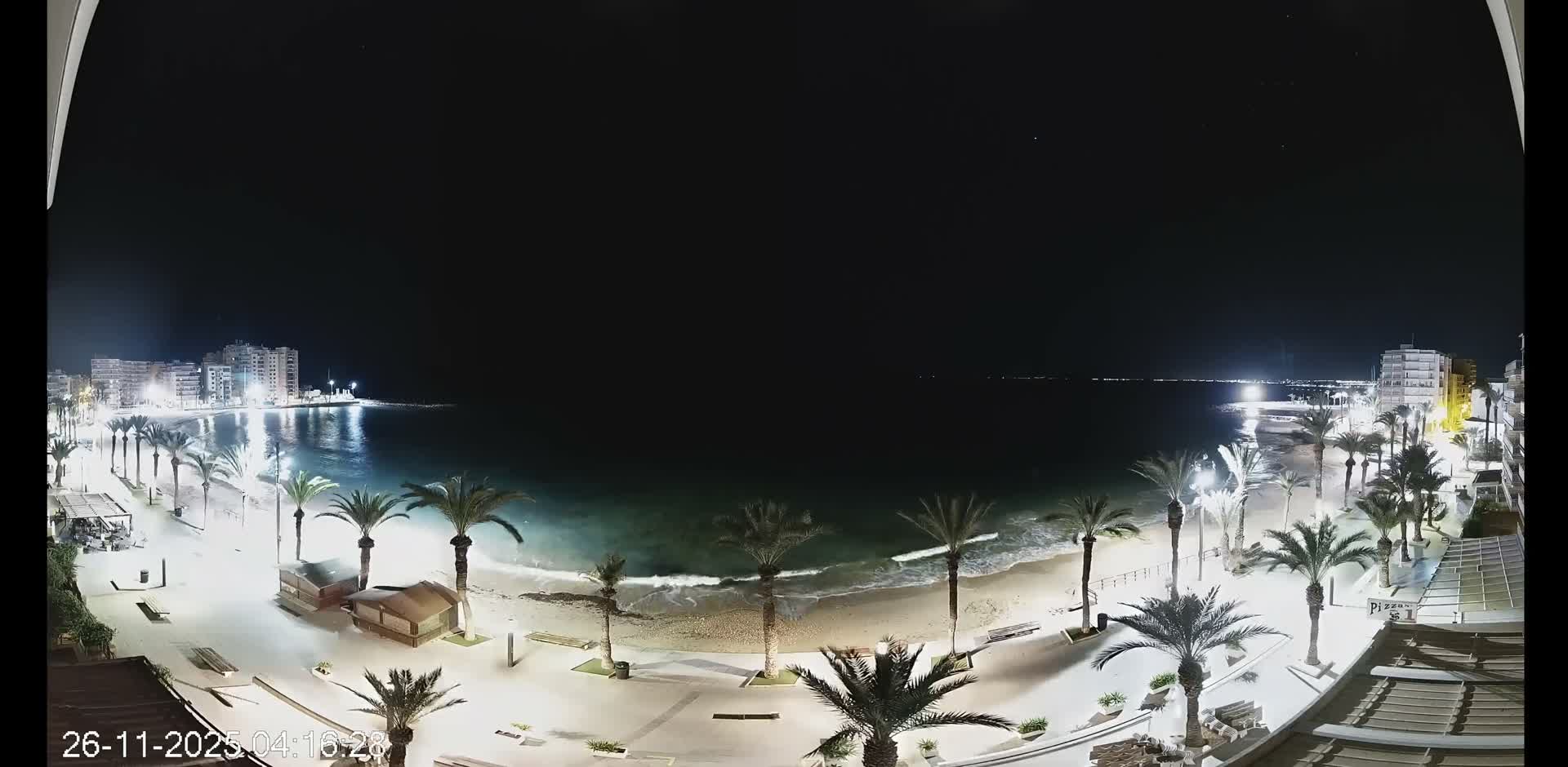 Torrevieja Cura Beach Live Cam - Alicante, Valencia, Spain