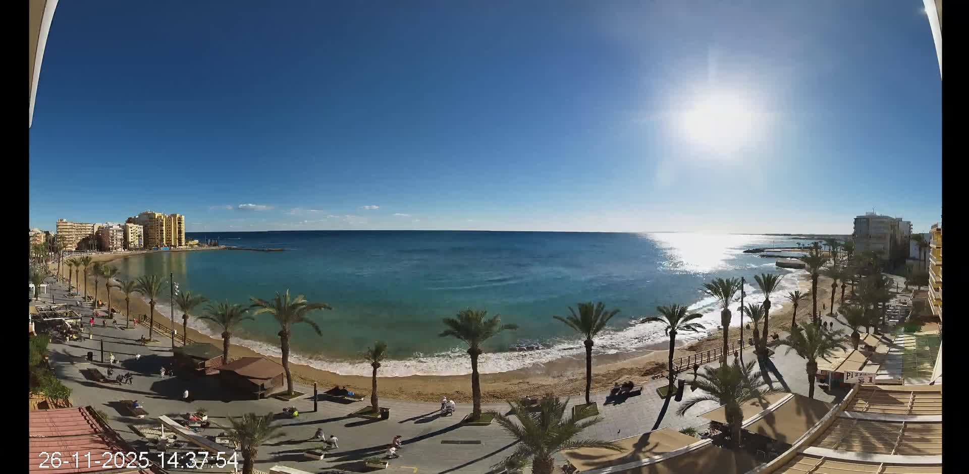 Torrevieja Cura Beach Live Cam - Alicante, Valencia, Spain