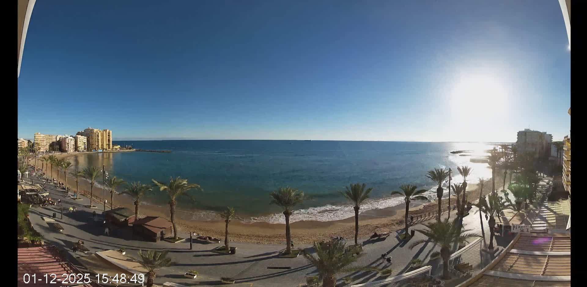 Torrevieja Cura Beach Live Cam - Alicante, Valencia, Spain