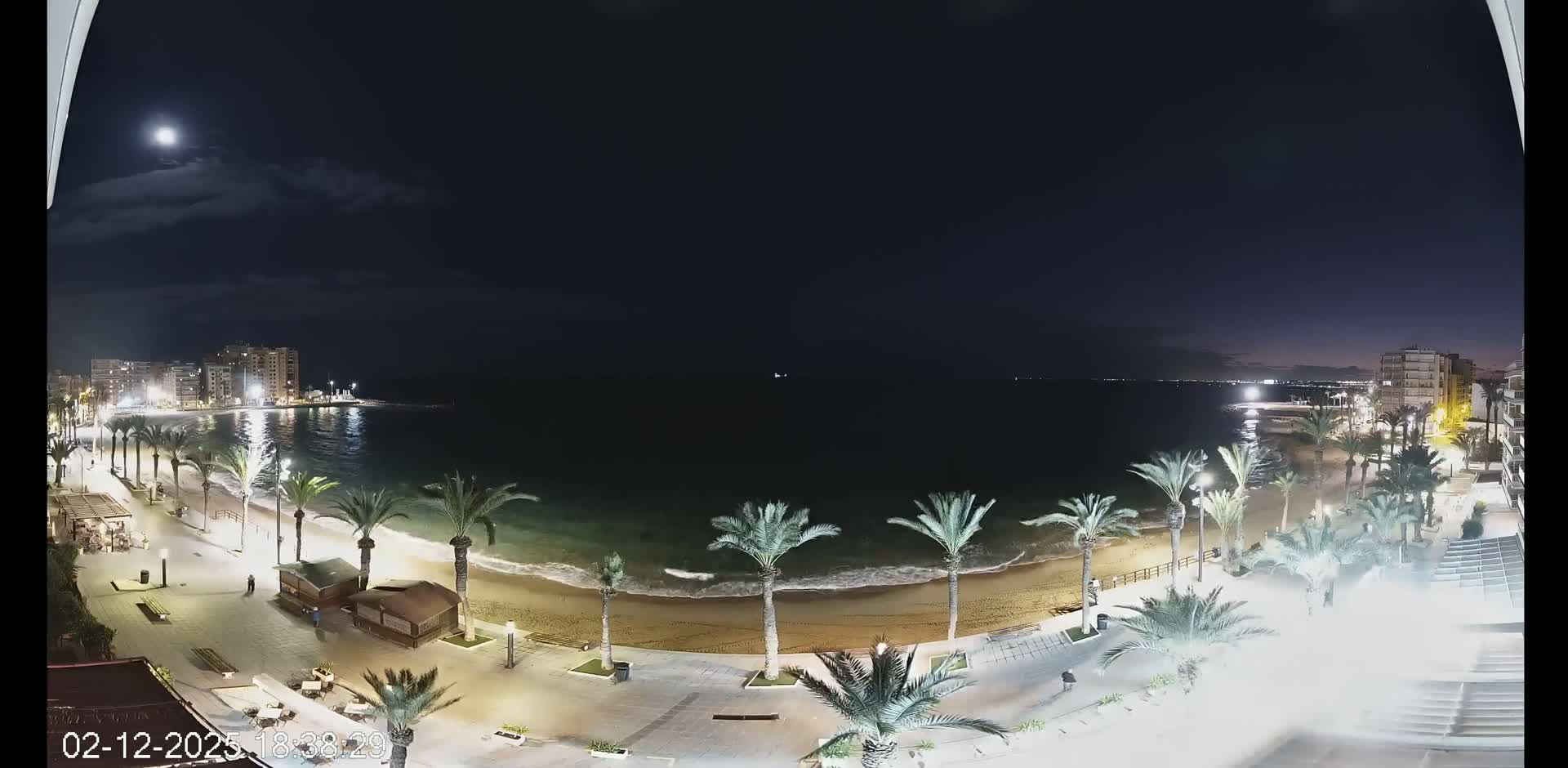 Torrevieja Cura Beach Live Cam - Alicante, Valencia, Spain
