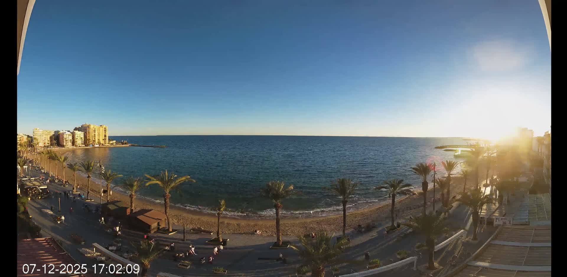 Torrevieja Cura Beach Live Cam - Alicante, Valencia, Spain