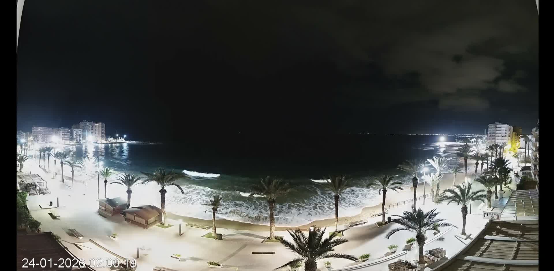 Torrevieja Cura Beach Live Cam - Alicante, Valencia, Spain