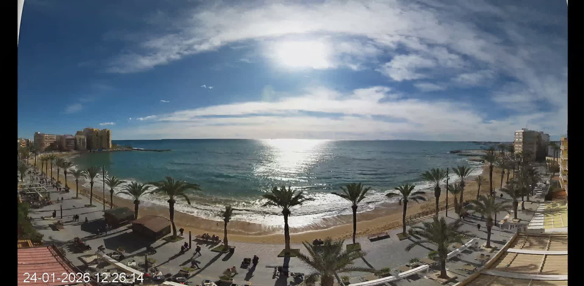 Torrevieja Cura Beach Live Cam - Alicante, Valencia, Spain