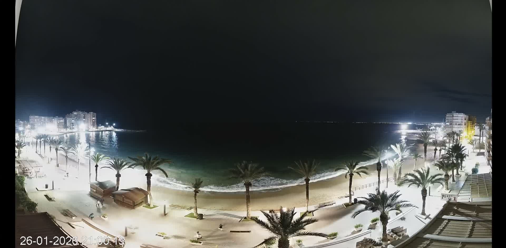 Torrevieja Cura Beach Live Cam - Alicante, Valencia, Spain