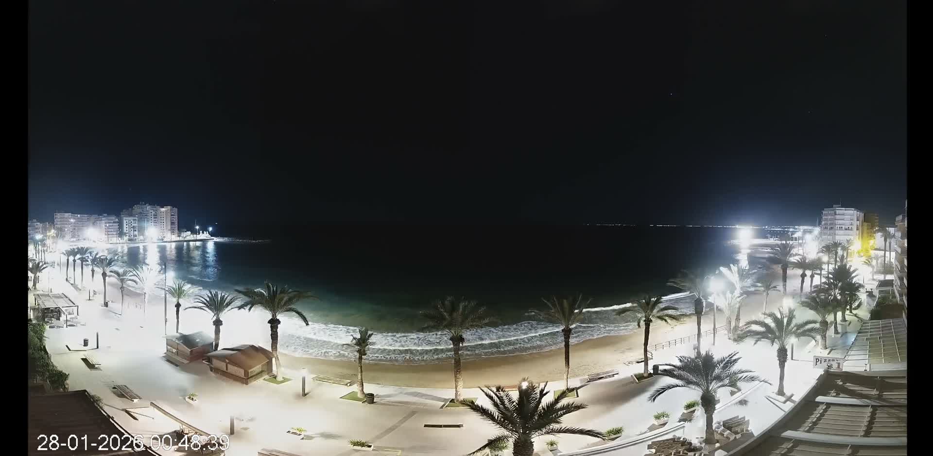 Torrevieja Cura Beach Live Cam - Alicante, Valencia, Spain