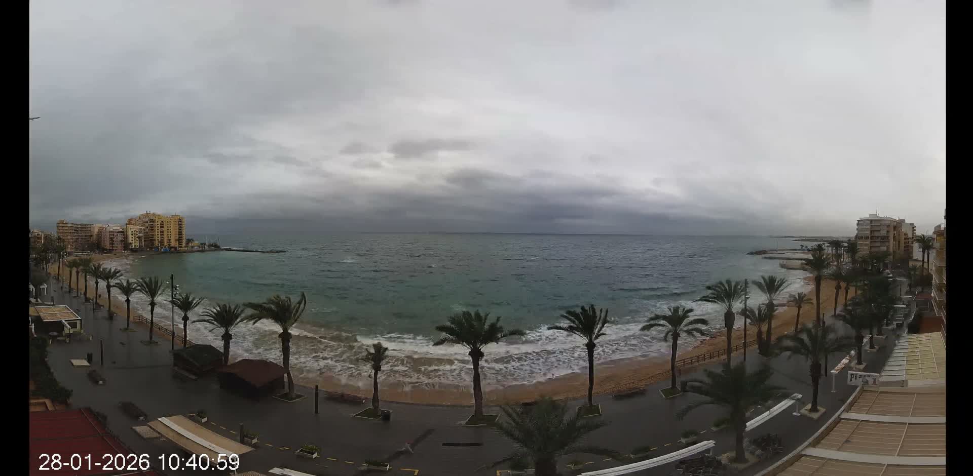 Torrevieja Cura Beach Live Cam - Alicante, Valencia, Spain