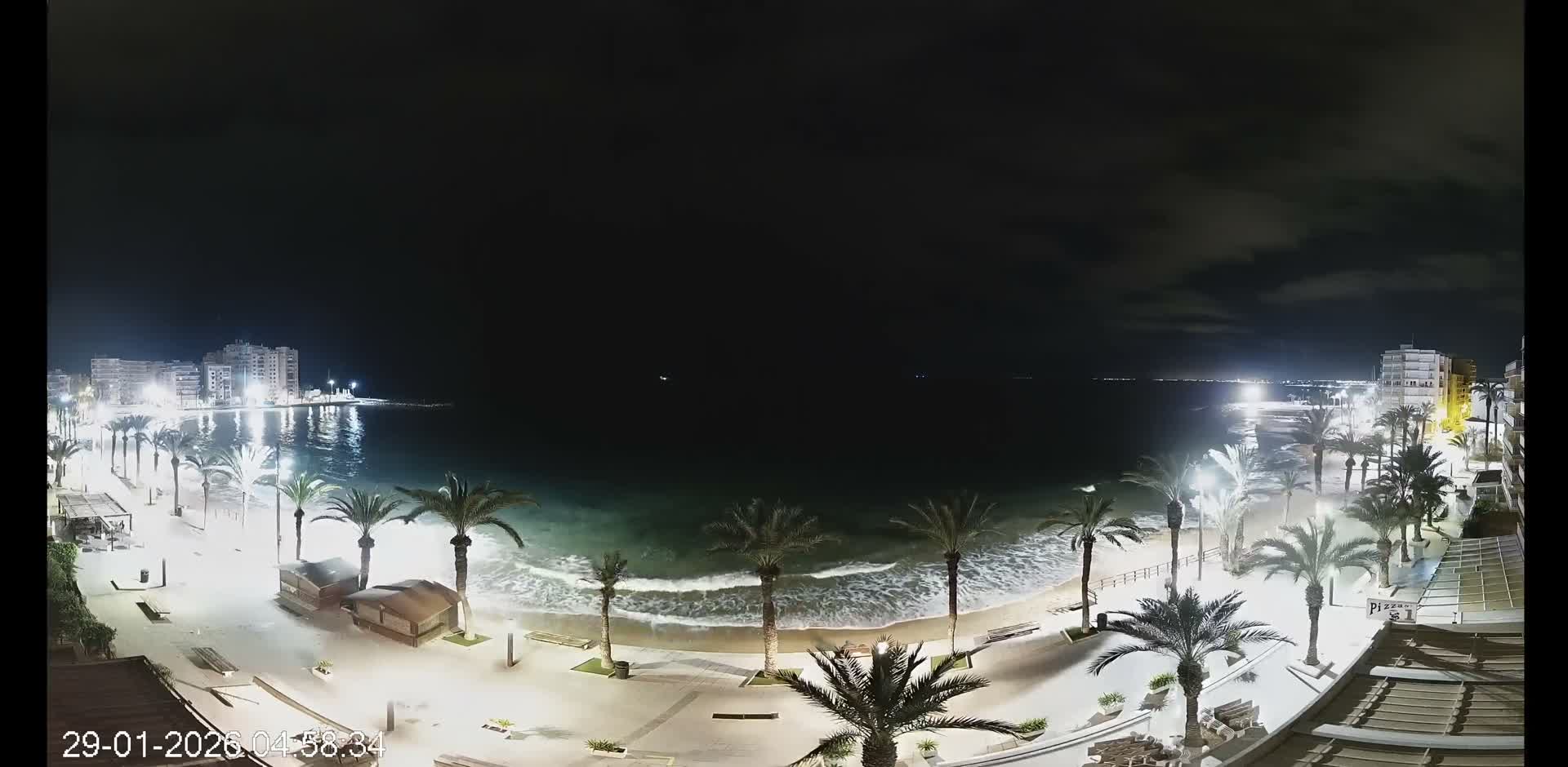 Torrevieja Cura Beach Live Cam - Alicante, Valencia, Spain
