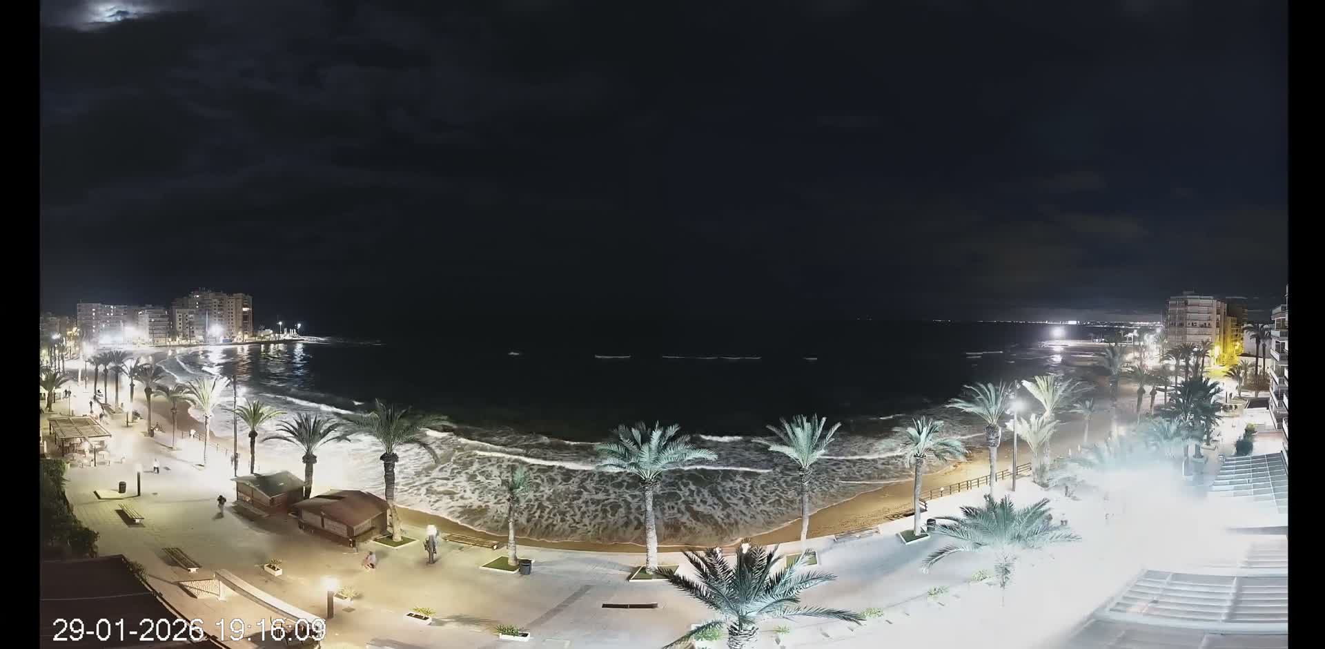 Torrevieja Cura Beach Live Cam - Alicante, Valencia, Spain