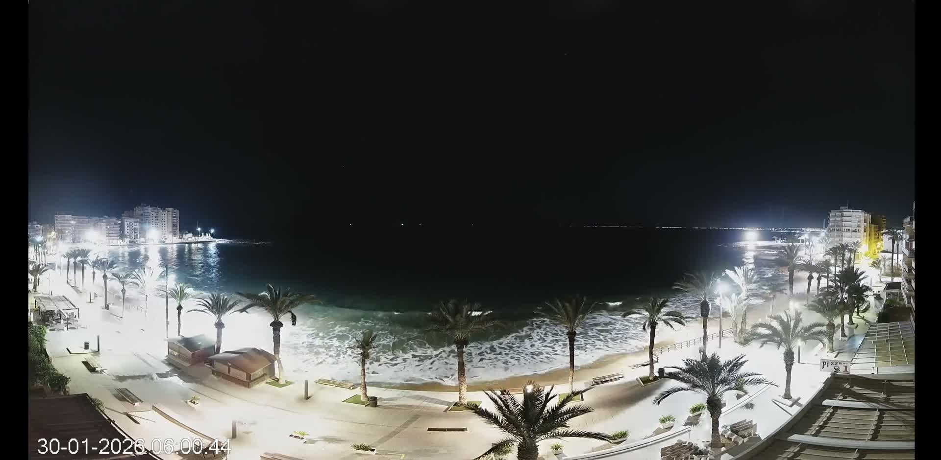 Torrevieja Cura Beach Live Cam - Alicante, Valencia, Spain